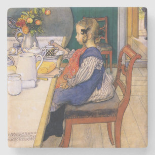 Dessous-de-verre En Pierre Carl Larsson A Late Risques Miserable Breakfast