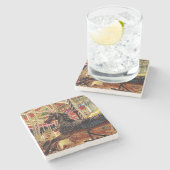 Dessous-de-verre En Pierre Carousal (Côté)