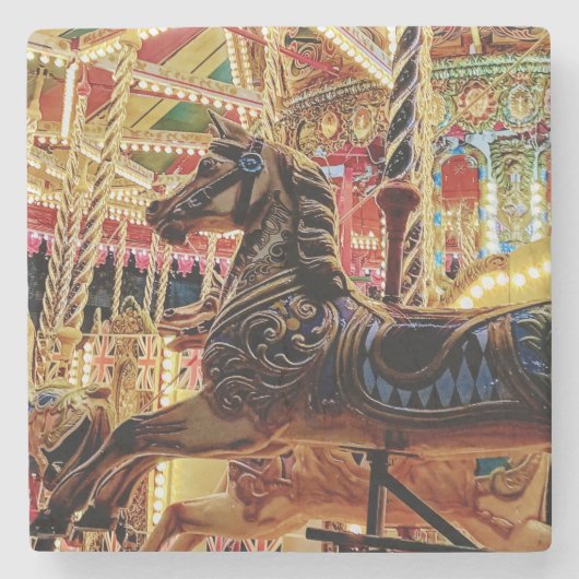 Dessous-de-verre En Pierre Carousal (Devant)