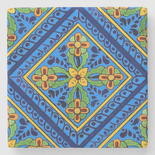Dessous-de-verre En Pierre Carreau de Talavera