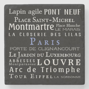 Dessous-de-verre En Pierre Carreaux en céramique