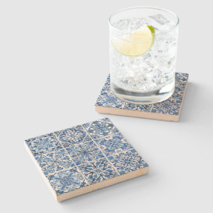Dessous-de-verre En Pierre Carrelage méditerranéen, Portugais, Azulejo, Majol