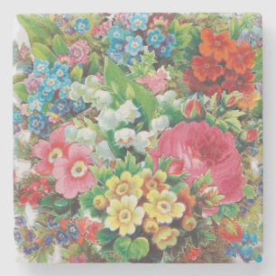 Dessous-de-verre En Pierre Carte de la Saint-Valentin de l'ère victorienne, B