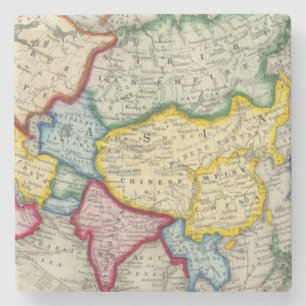 Dessous-de-verre En Pierre Carte de l'Asie