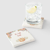 Dessous-de-verre En Pierre Carte de réponse Fall Little Pumpkin (Côté)