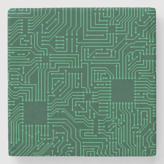 Dessous-de-verre En Pierre Carte d'ordinateur (Devant)