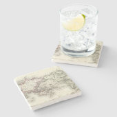 Dessous-de-verre En Pierre Carte du monde (Côté)