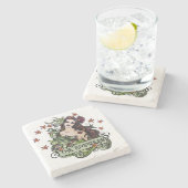 Dessous-de-verre En Pierre Carte Tarot Empress (Côté)