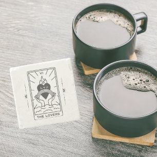 Dessous-de-verre En Pierre Cartes Tarot   FÊTE DES MARIÉES   MARIAGE   Modern