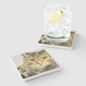 Dessous-de-verre En Pierre Cat (Côté)