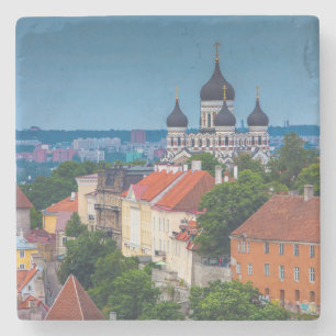 Dessous-de-verre En Pierre Cathédrale et Cityscape Estonie
