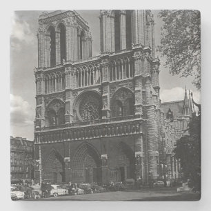 Dessous-de-verre En Pierre Cathédrale Notre-Dame de Paris France vintage