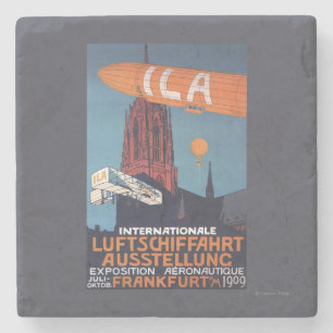 Dessous-de-verre En Pierre Cathédrale rouge - ?ère exposition aéronautique