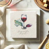 Dessous-de-verre En Pierre Cave à vin avec des faveurs personnalisées