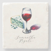 Dessous-de-verre En Pierre Cave à vin Faveurs Personnalisées (Devant)