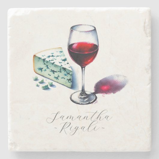 Dessous-de-verre En Pierre Cave à vin Faveurs Personnalisées (Devant)