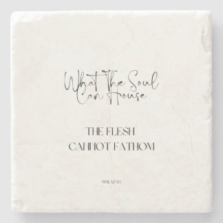 Dessous-de-verre En Pierre Ce Que L'Âme Peut Accueillir Le Dessous de verre E