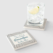 Dessous-de-verre En Pierre C'est à quel grand-papa impressionnant ressemble (Côté)