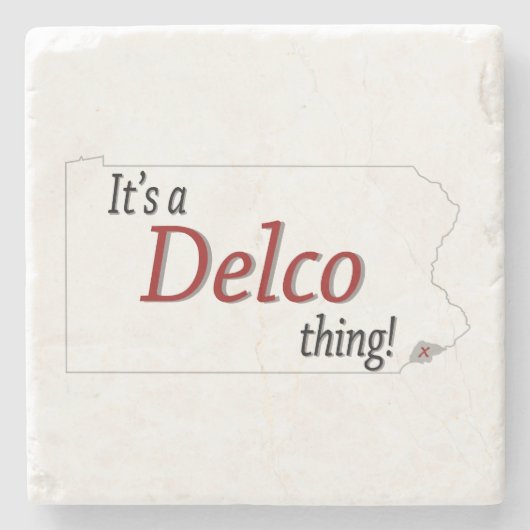 Dessous-de-verre En Pierre C'est un truc Delco (R) (Devant)