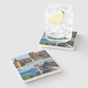 Dessous-de-verre En Pierre CH Suisse - Lucerne - Pont de la Chapelle - Vieux-