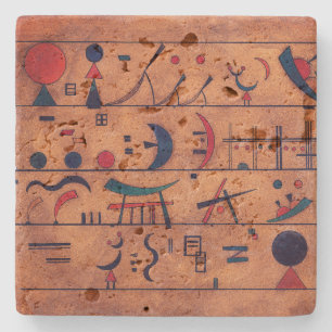 Dessous-de-verre En Pierre Chaînes de caractères Wassily Kandinsky