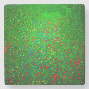 Dessous-de-verre En Pierre Champ de pavot Gustav Klimt