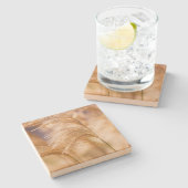 Dessous-de-verre En Pierre Champ des dessous de verre de grès de blé (Côté)