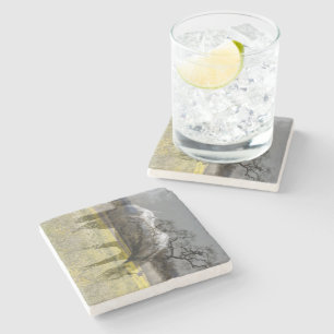 Dessous-de-verre En Pierre Champ d'or