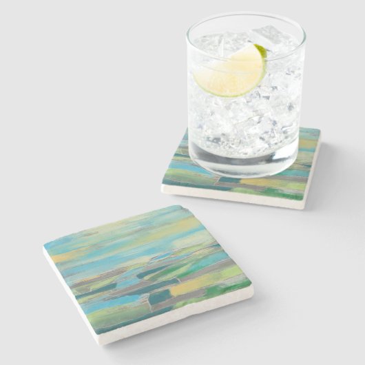 Dessous-de-verre En Pierre Champ fragmenté I (Côté)