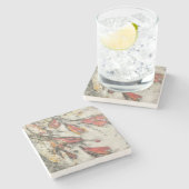 Dessous-de-verre En Pierre Changement de saison (Côté)