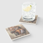 Dessous-de-verre En Pierre Chapelle Sixtine Plafond : Cumaean Sibyl Michelang (Côté)