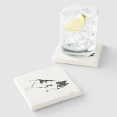 Dessous-de-verre En Pierre Charme à l'envers (Côté)