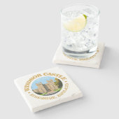 Dessous-de-verre En Pierre Château de Windsor (Côté)