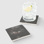 Dessous-de-verre En Pierre Chaton (Côté)