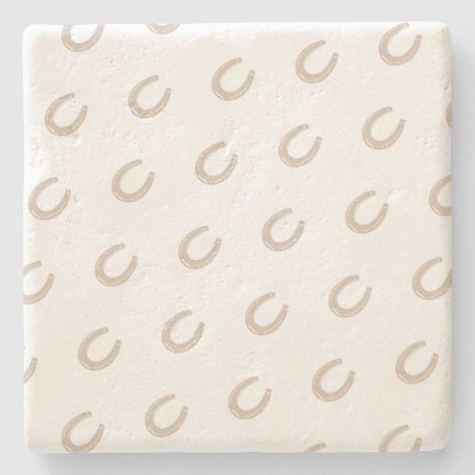 Dessous-de-verre En Pierre Chaussure Lucky Horse (Devant)