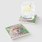 Dessous-de-verre En Pierre Cheetah (Côté)