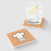 Dessous-de-verre En Pierre Chef (Côté)