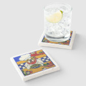 Dessous-de-verre En Pierre Chef Bulldog (Côté)