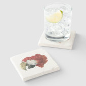 Dessous-de-verre En Pierre Chef d'une Macaw (1725-1792) Aert Schouman (Côté)