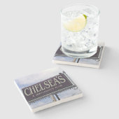 Dessous-de-verre En Pierre Chelsea's Gentlemans Club, Athens Georgia Marble S (Côté)