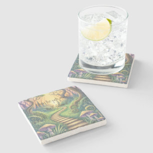 Dessous-de-verre En Pierre Chemin & Citation