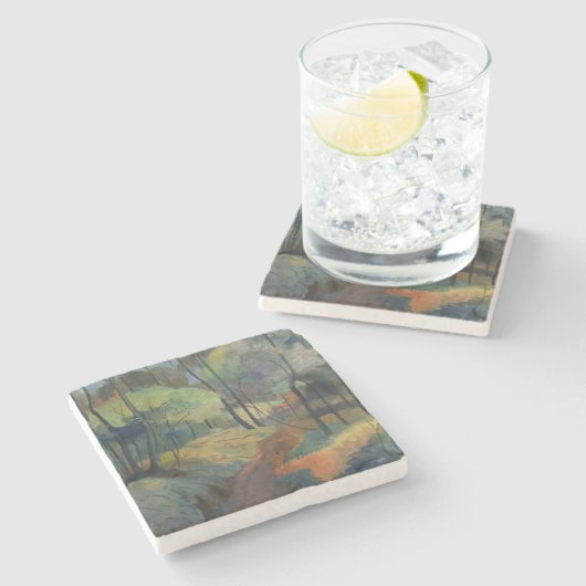 Dessous-de-verre En Pierre Chemin forestier, 1920 (Côté)