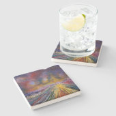 Dessous-de-verre En Pierre Chemin pourpre (Côté)