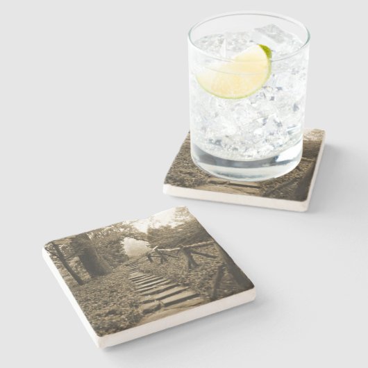 Dessous-de-verre En Pierre Chemin vers la lumière (Côté)