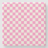 Chèque rose, Motif en damier, À damiers