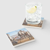 Dessous-de-verre En Pierre cheval (Côté)