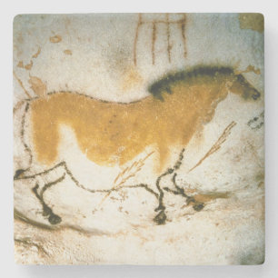 Dessous-de-verre En Pierre Cheval chinois, peintures rupestres de Lascaux