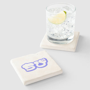 Dessous-de-verre En Pierre Chibi ちび japonais Nihongo écriture Hiragana