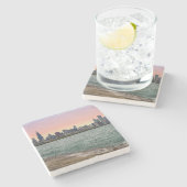 Dessous-de-verre En Pierre Chicago Skyline (Côté)