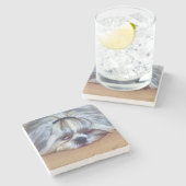 Dessous-de-verre En Pierre Chien somnolent de Shih Tzu (Côté)